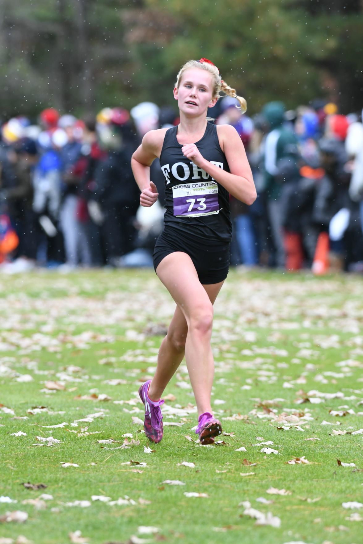 WIAA state cross country photo: Jenna Lovejoy, Fort Atkinson